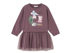 Name It arctic dusk Peppa Pig sweatshirt dress